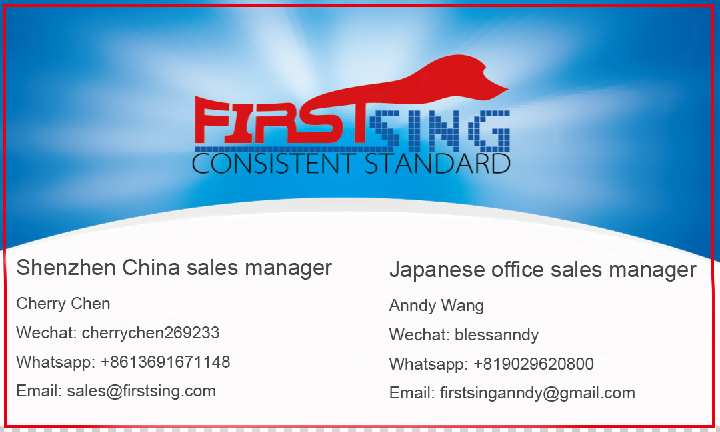 FIRSTSING international sales team Anndy and Cherry