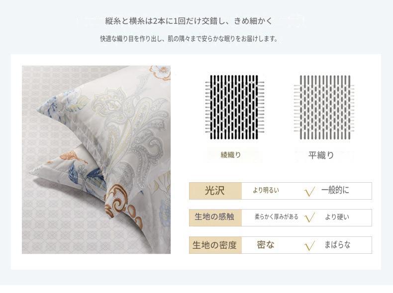 富安娜 綿100%寝具セット|高級花柄布団カバー・ベッドシーツセット | FIRSTSING