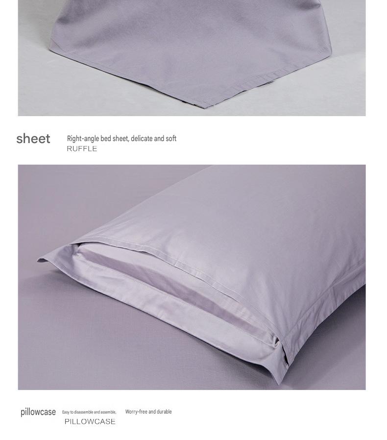 Fuanna 60s Long Staple Cotton Bedding Set | Luxury Satin Cotton Embroidered Bedding | FIRSTSING