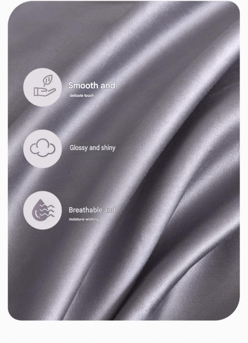 Fuanna 60s Long Staple Cotton Bedding Set | Luxury Satin Cotton Embroidered Bedding | FIRSTSING
