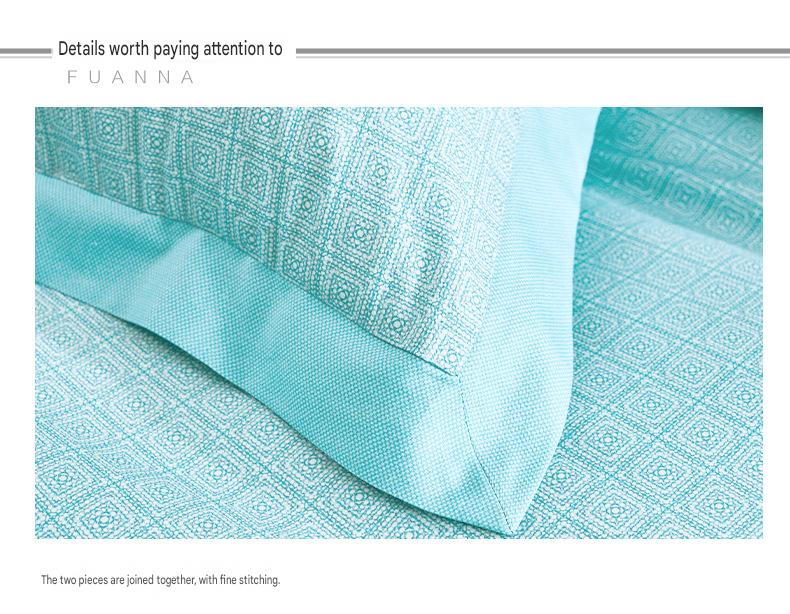 Fuanna 60s Long Staple Cotton Bedding Set | Luxury Satin Cotton Embroidered Bedding | FIRSTSING