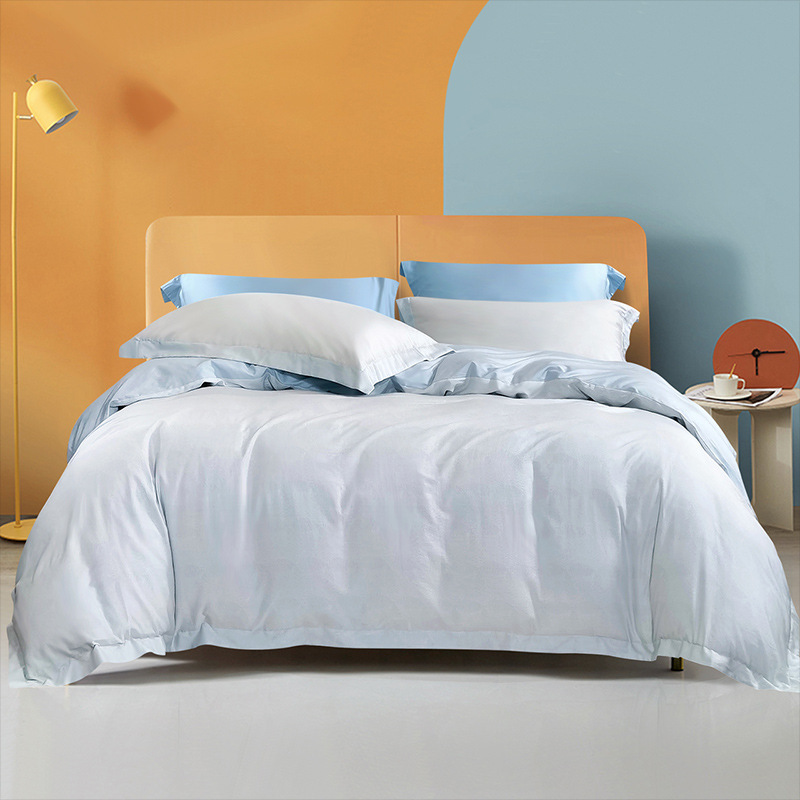 Fuanna 60s Long Staple Cotton Bedding Set | Luxury Satin Cotton Embroidered Bedding | FIRSTSING